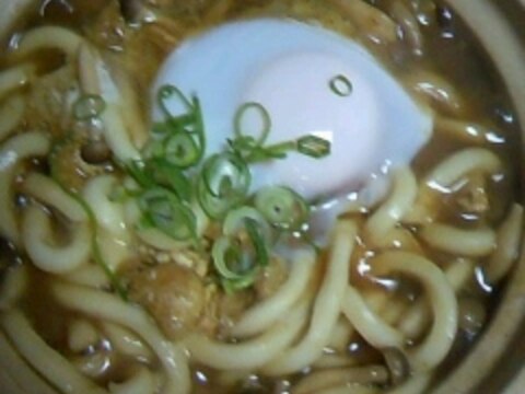 鍋焼きカレーうどん